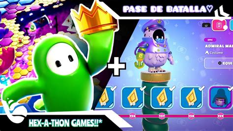 New Fall Guys Ss Hex A Thon Games Evento Completado Pase De