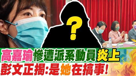 高嘉瑜慘遭派系動員炎上 彭文正揭是她在搞事 政經關不了 Thesisgate Youtube