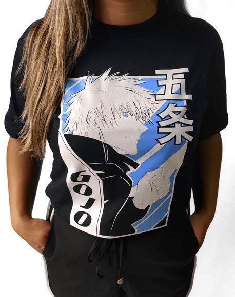 Camiseta Gojo Satoru Jujutsu Kaisen Unissex Anime Nerd G No Elo7