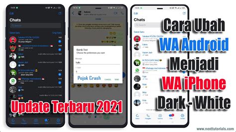 Cara Mengubah Tampilan Whatsapp Android Menjadi Iphone Terbaru