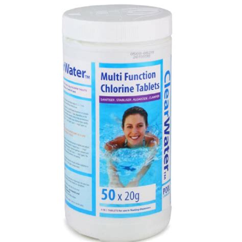 Bestway Clearwater 1kg Multifunction Swimming Pool Spa Chlorine Tablets