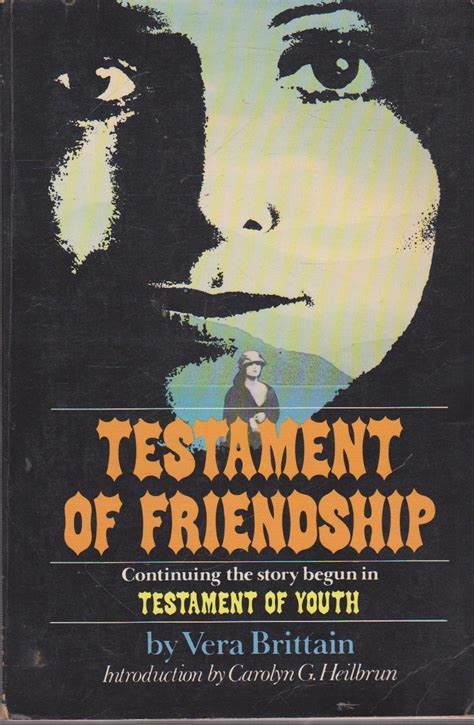 Testament Of Friendship The Story Of Winifred Holtby Brittain Vera