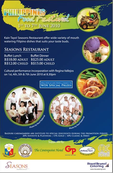 Brunei Pinoy: Filipino Food Festival at Season's Restaurant