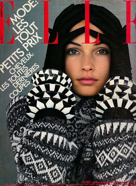 Famke Janssen Elle Cover September 1985 Photographer By Francis