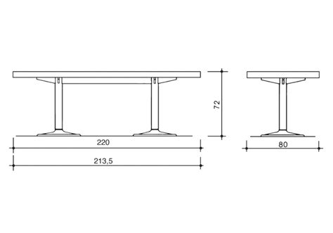 11 Table Pieds Corolle Plateau Bois Cassina Milia Shop