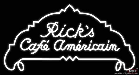 Rick S Cafe Americain Casablanca Handmade Art Neon Sign