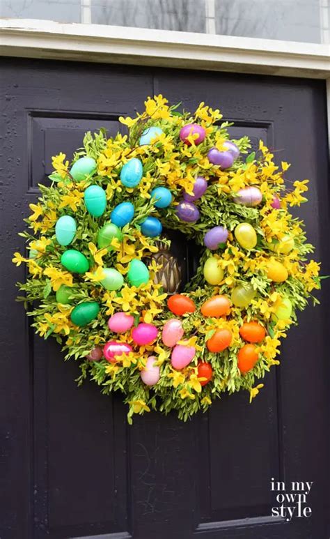 20 Diy Easter Wreath Ideas To Decorate Home Craftsy Hacks