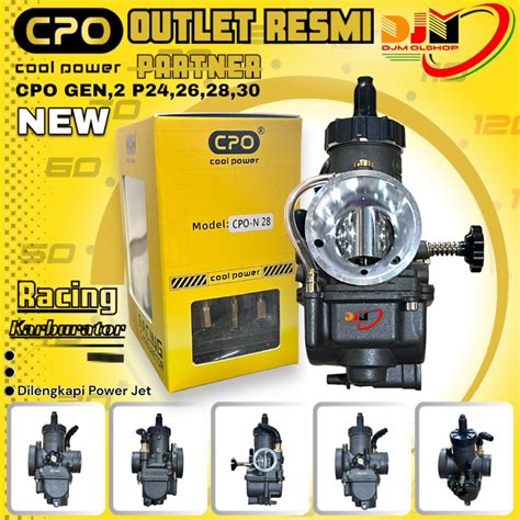 Jual Karburator CPO GEN2 PE 24 26 28 30 New Upgrade Original Cool Power