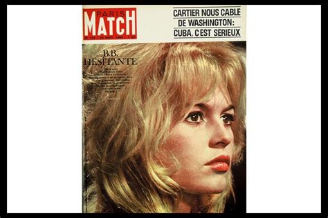 Brigitte Bardot En Couverture De Match Brigitte Bardot Bardot Joyeuse Anniversaire