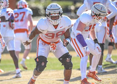 Clemson Tiger Defensive End Myles Murphy Is In His College Body And