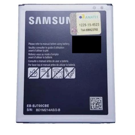 Bateria Samsung Galaxy J Sm J Original Escorrega O Pre O