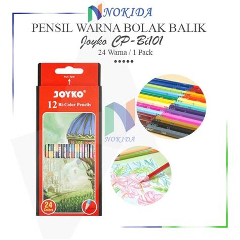 Promo Pensil Warna Joyko Cp Bi101 [12 24 Warna] Colour Pencils