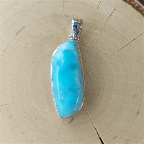 Larimar Silber Anh Nger Heilstein Schmuck