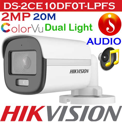 Hikvision Mp Smart Hybrid Light Colorvu Camera Ds Ce Df T Lpfs