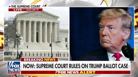 Supreme Court Rules Unanimously For Trump In Colorado Ballot