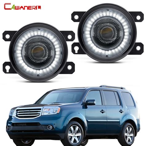 In Car Led Fog Light Assembly Angel Eye Drl Daytime Running Light W