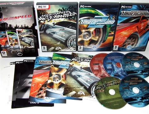 NEED FOR SPEED UNDERGROUND 1 2 I II MOST WANTED PC Stan używany 850