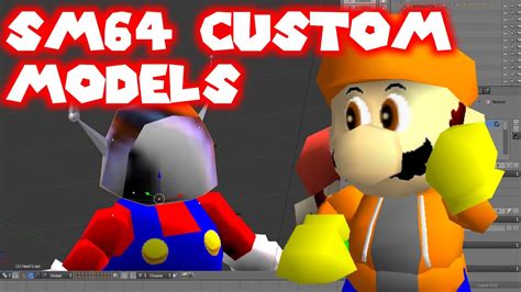 How To Make Custom Models For Super Mario 64 Youtube