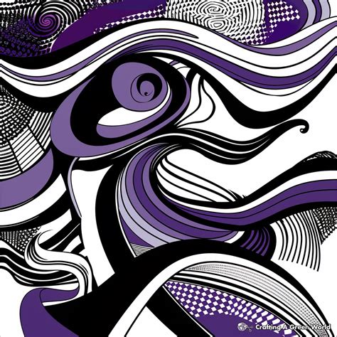 Unleash Your Creativity With The Color Purple Coloring Page