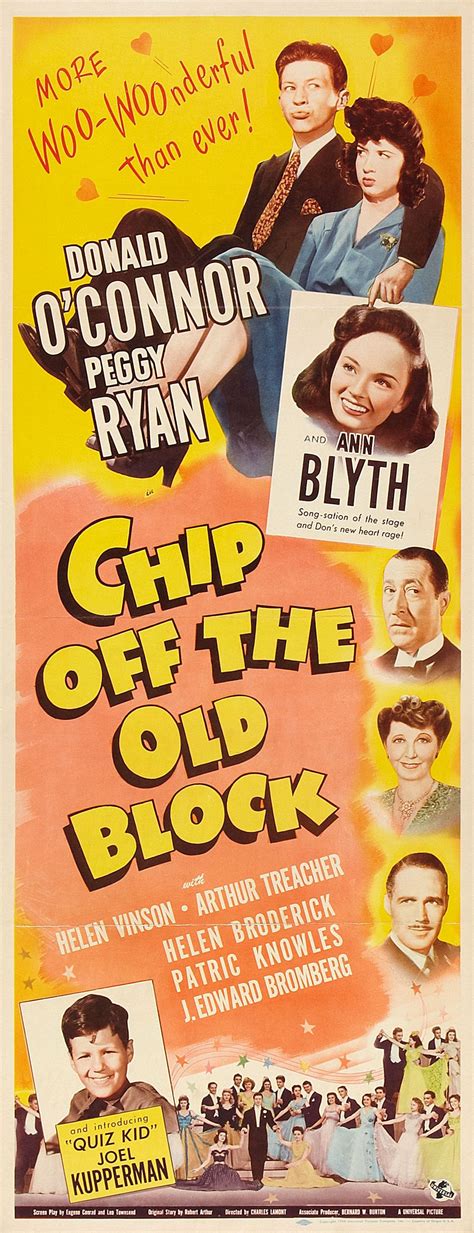 Chip Off The Old Block Stars Donald O Connor Peggy Ryan Ann