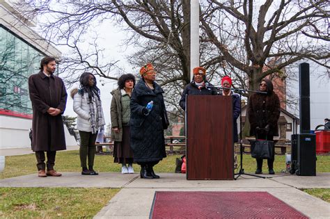 Photo Essay University Honors Black History Month With Flag Raising