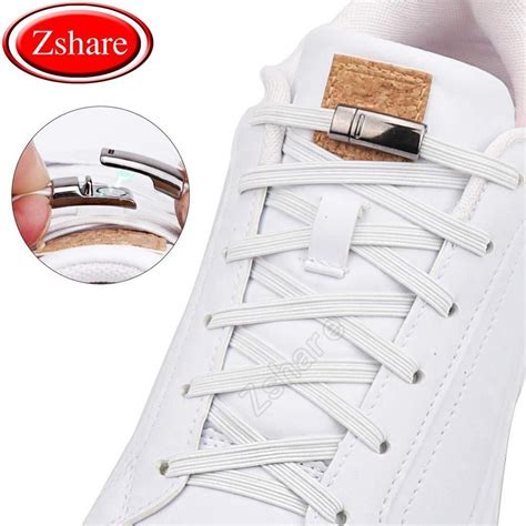 No Tie Elastic Shoelaces With Magnetic Shoe Laces Lock 2 Elastic Shoe