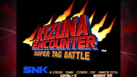 Released Fighting Game Kizuna Encounter Aca Neogeo From Snk And