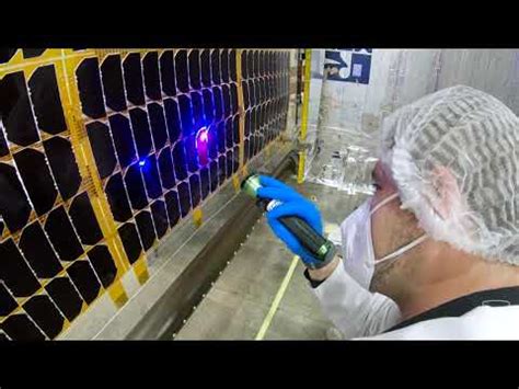 Behind The Scenes Inspecting DART S Roll Out Solar Array ROSA