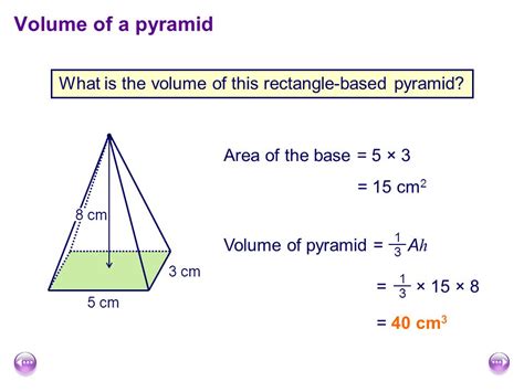 Volume Of A Rectangular Pyramid