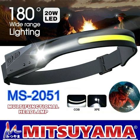 Senter Kepala LED 20W MS 2051 Multifungsi Lampu Sorot Dan COB Teknologi