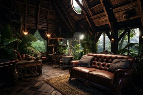 Interior Of Luxury Log Cabin By Gabimedia On Deviantart