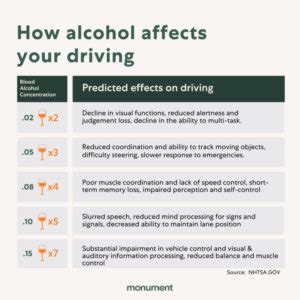 Bac Levels Explained Blood Alcohol Content Effects Monument