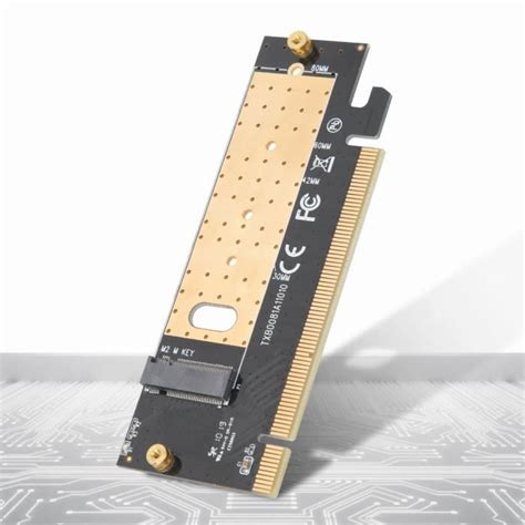 Tbest Carte adaptateur M 2 vers PCIE Clé M M 2 vers PCIE3 0 x16 Carte