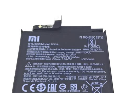 Bateria BN3A Original para Xiaomi Redmi Go