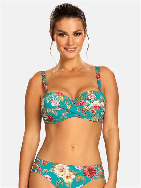 Feba Góra od bikini FG227 882 Zielony Modivo pl