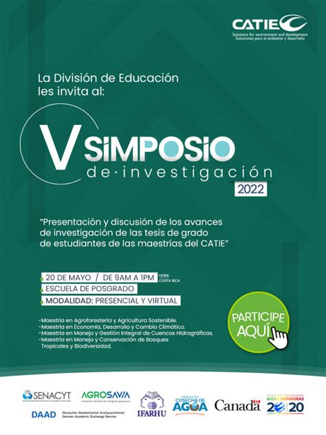 V Simposio de Investigación 2022 CATIE