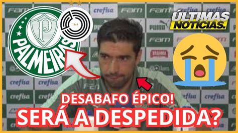 ABALO SÍSMICO ABEL FERREIRA DESABAFA APÓS EMPATE ÉPICO NUNCA