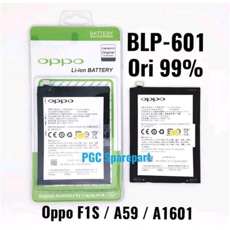 Jual BATERAI BATTERY BATRE OPPO BLP601 A59 A59T OPPO F1S ORI