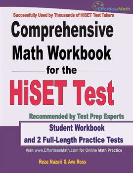 Comprehensive Math Workbook For The Hiset Test By Effortless Math Education