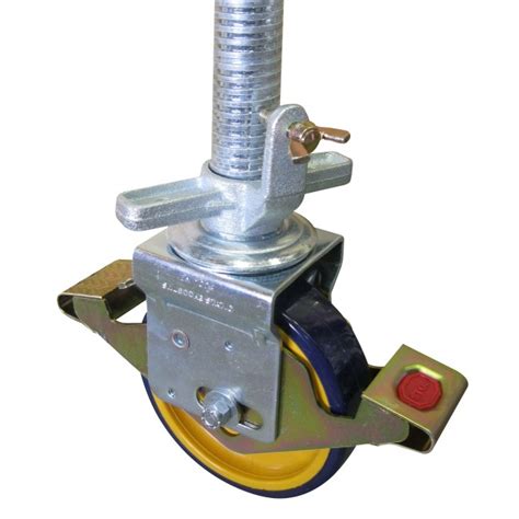 Heavy Duty Height Adjustable Castor For Scaffold