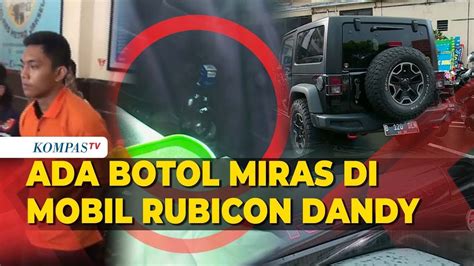 Penampakan Botol Miras Di Mobil Rubicon Mario Dandy Tersangka