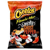 Cheetos Cheetos Flamin Hot Cheese Flavored Snacks Smoky Ghost Pepper Flavored Puffs