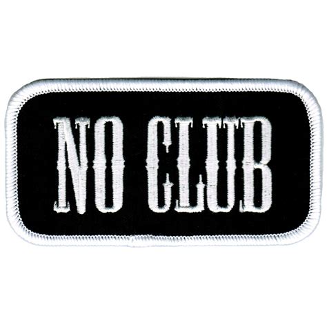 No Club - PatchAddict