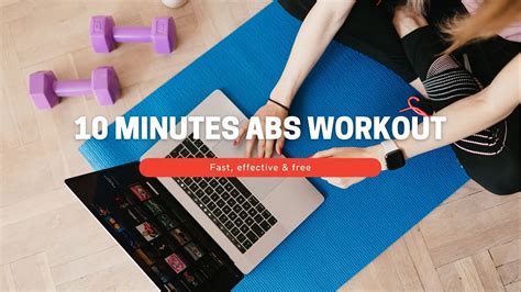 10 Minute Ab Burner No Equipment Youtube