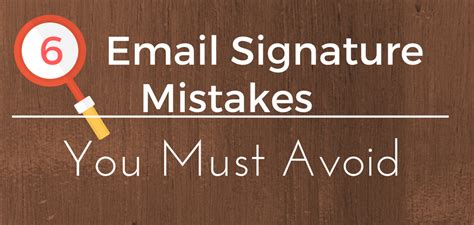 6 Mistakes To Avoid While Creating An Email Signature By Emailuplers