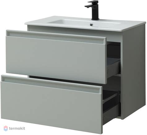 Тумба под раковину Allen Brau Eclipse 80 подвесная папирус матовый 1 ...