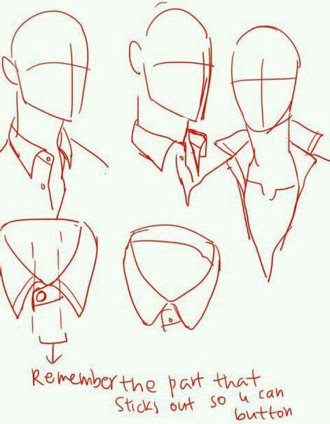 Shirt Collar Drawing At Explore Collection Of
