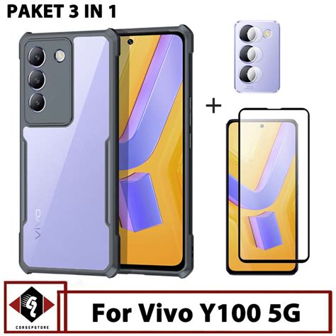 Jual Paket In Case Transparan Slim Armor Vivo Y G Terbaru Free