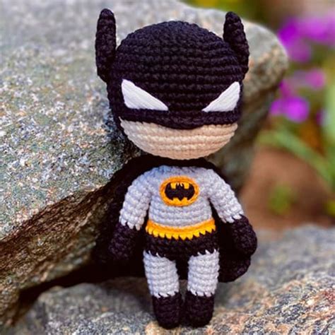 Batman Amigurumi Llavero Pdf Patron Gratis