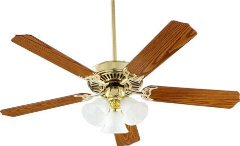 Three Light Polished Brass Ceiling Fan Traditional Ceiling Fans By We Got Lites